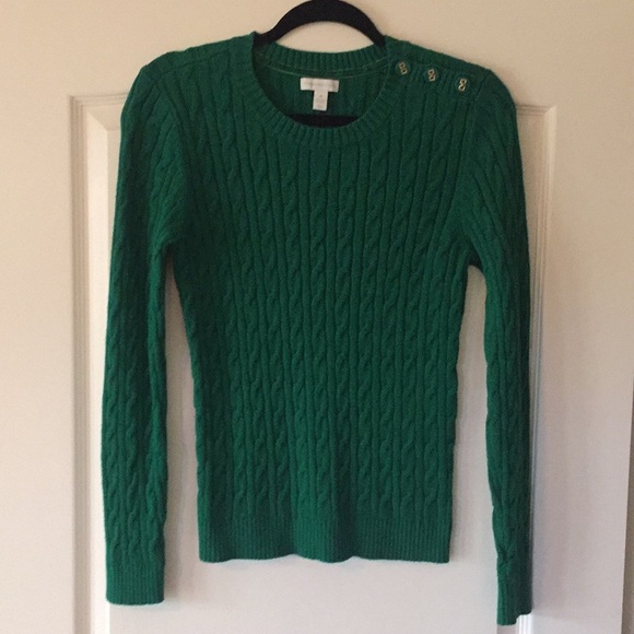 Emerald Green Charter Club Sweater Size M. GUC - Picture 2 of 7